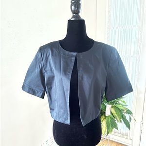 Dress Barn Womens Black Bolero Jacket - Size Large